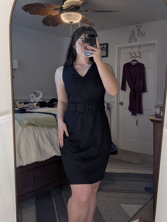 J. Crew Dresses & Skirts - *MOVING SALE* J. Crew Navy V-Neck Belted Mini Dress